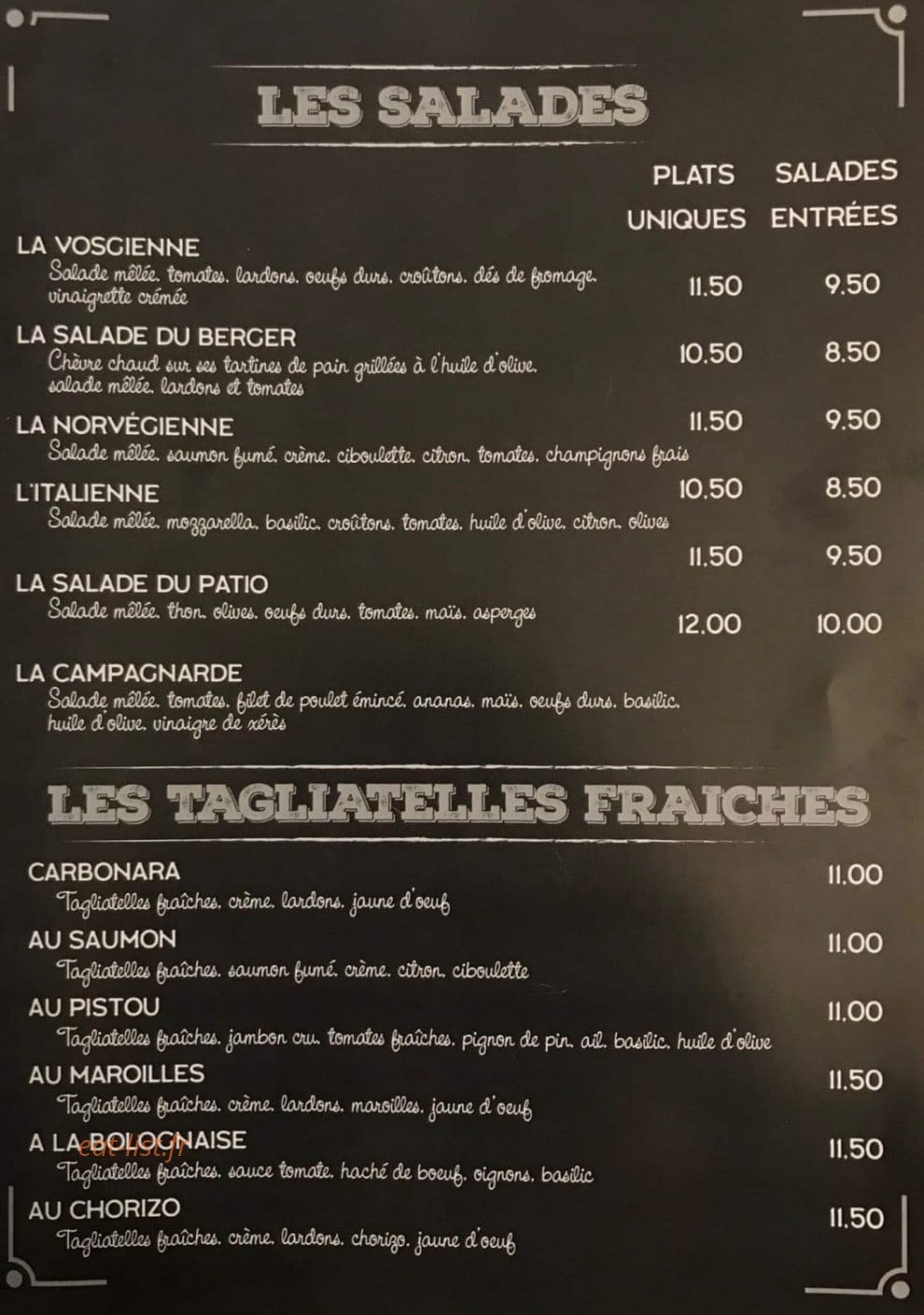 Le patio — carte page 2