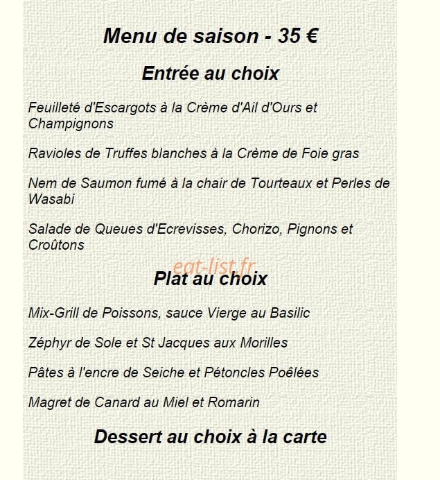 Le Rouget Noir — carte page 3
