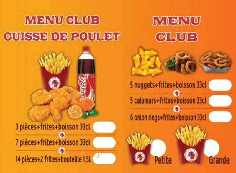 Maison de kebab — carte page 5