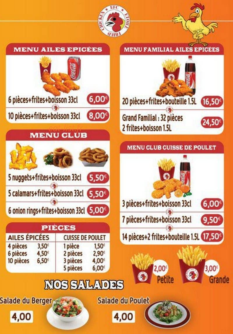 Maison de kebab — carte page 3