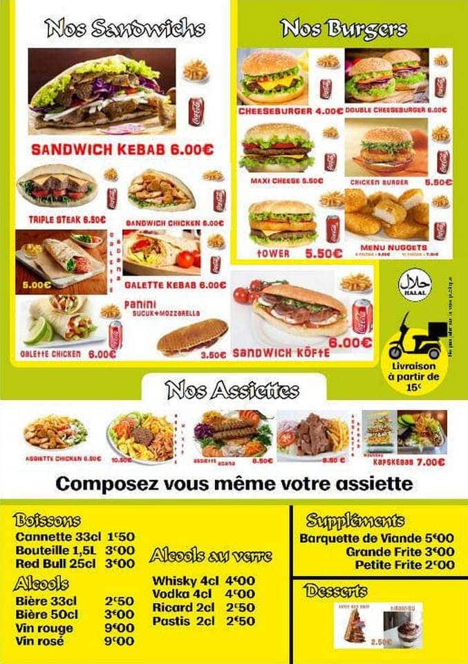 Pause Kebab — carte page 2