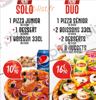 Place Pizza — carte page 8