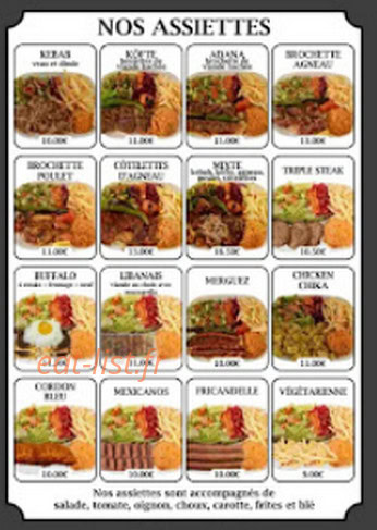 Restaurant Anatolie — carte page 2