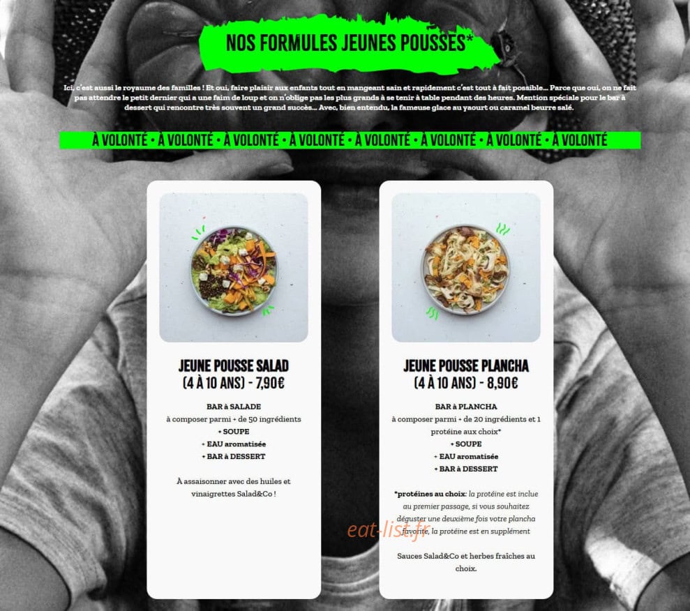 Salad&Co — carte page 3