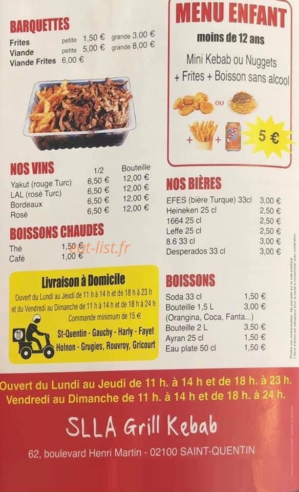 Slla Grill Kebab — carte page 6