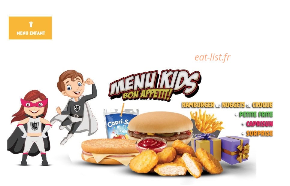 Warrior Burger — carte page 6
