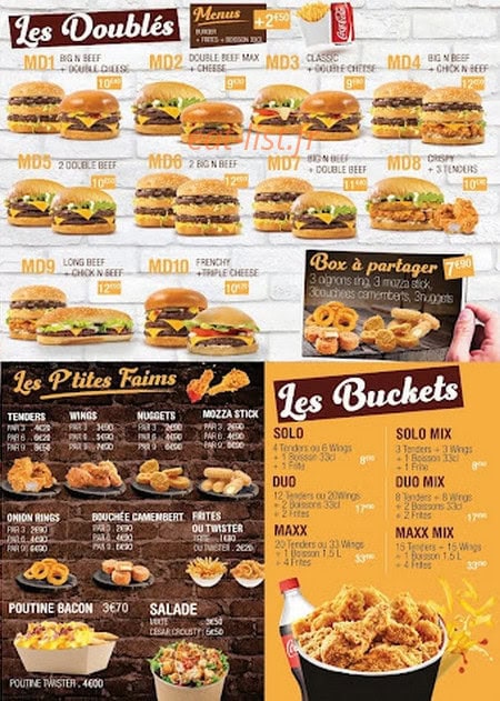 Beef'nCo — carte page 3