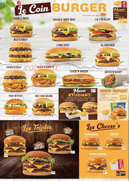 Beef'nCo — carte page 2