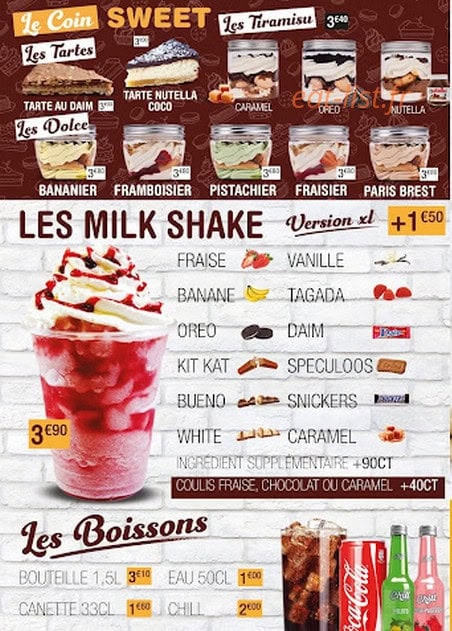 Beef'nCo — carte page 4