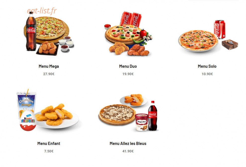 Carte et menu de Pizz'Wich à Bohain en Vermandois — Les menus