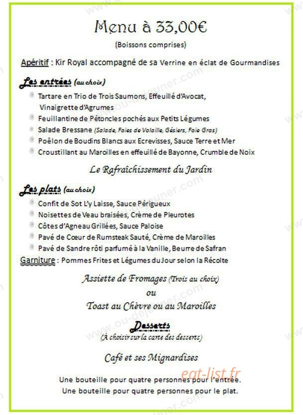 Le Jardin — carte page 25