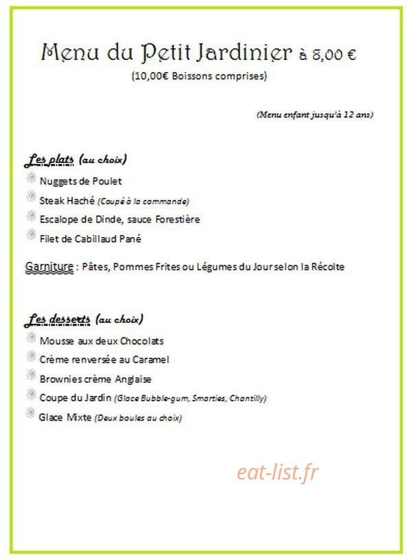 Le Jardin — carte page 27