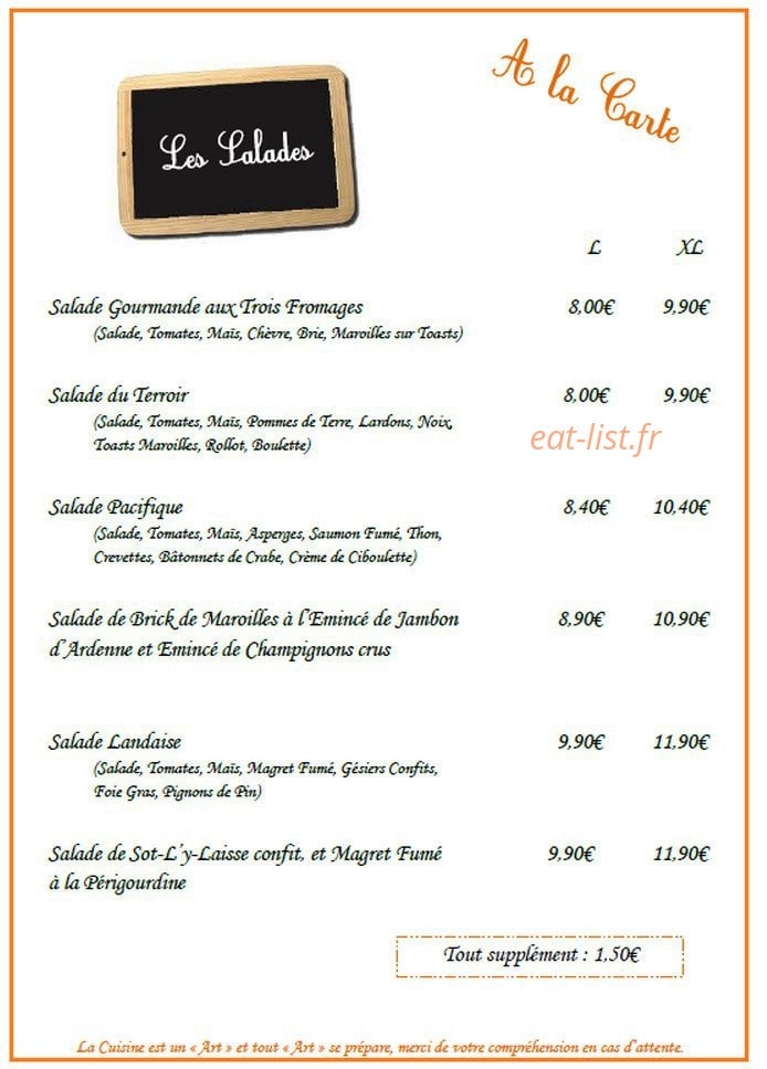 Le Jardin — carte page 7