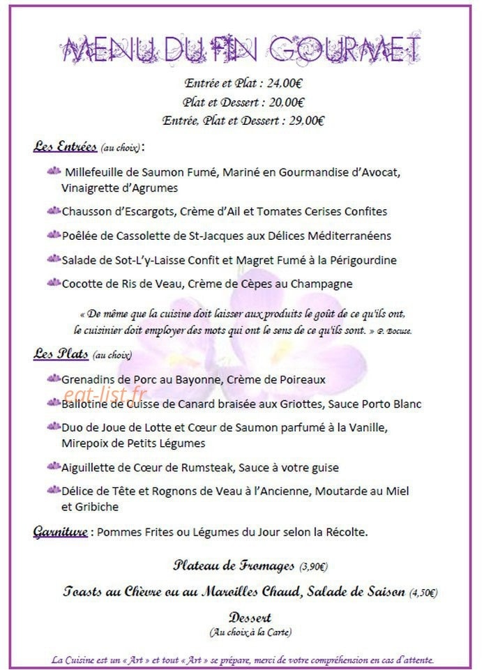 Le Jardin — carte page 3