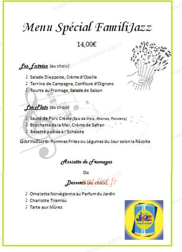 Le Jardin — carte page 5