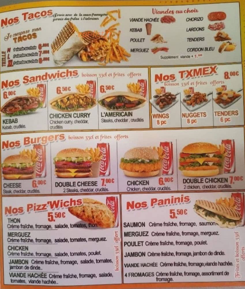 Pronto Pizza — carte page 2