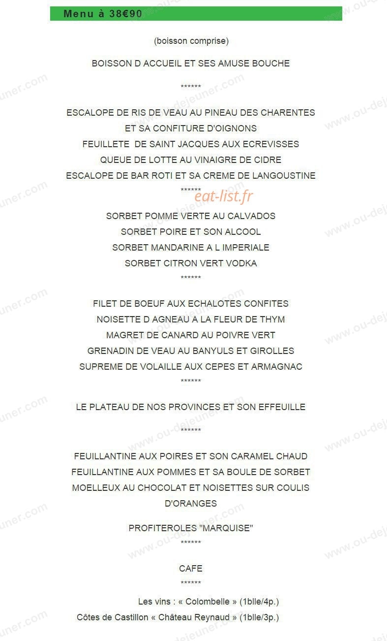 La Ferme de Jonqueuse — carte page 5