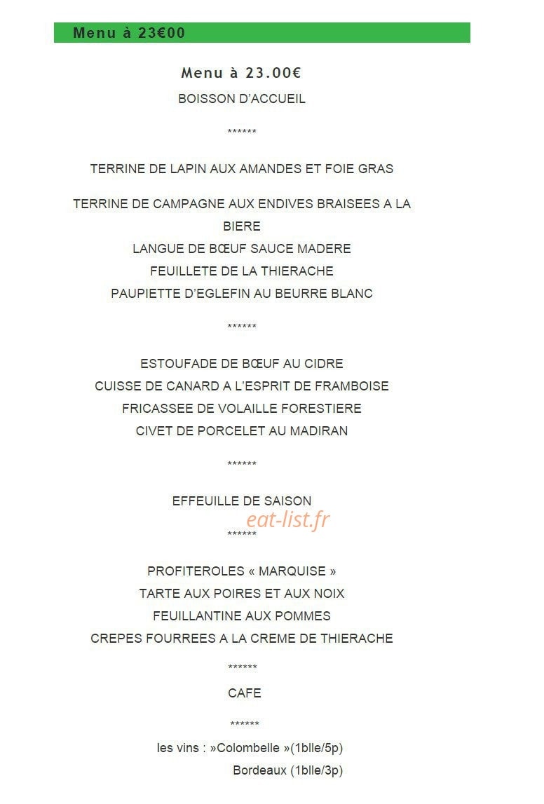La Ferme de Jonqueuse — carte page 9