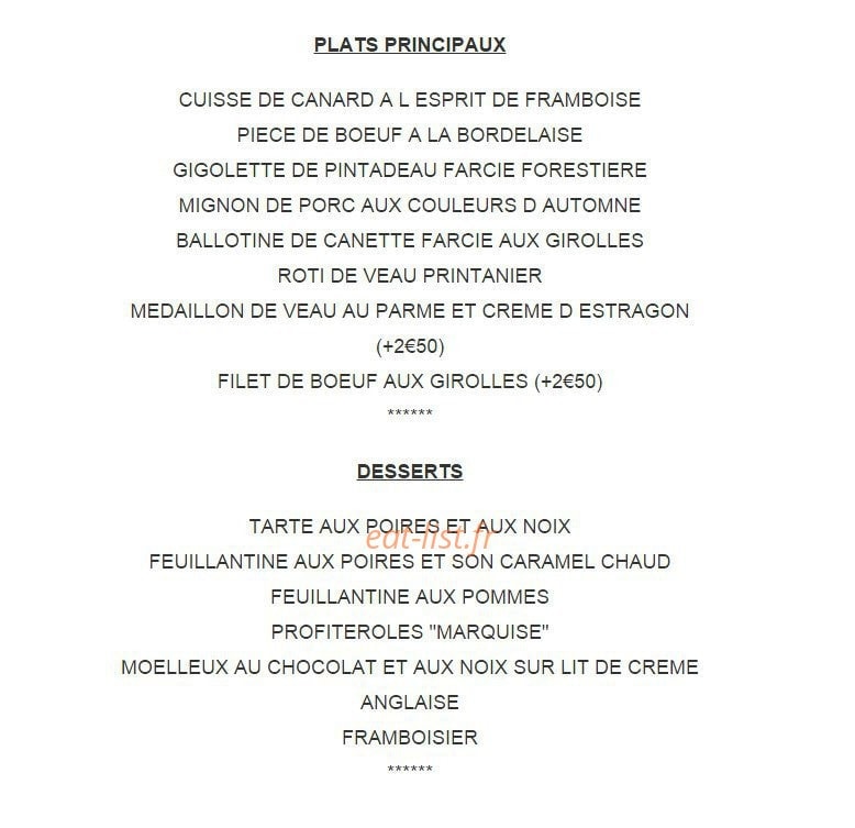 La Ferme de Jonqueuse — carte page 16