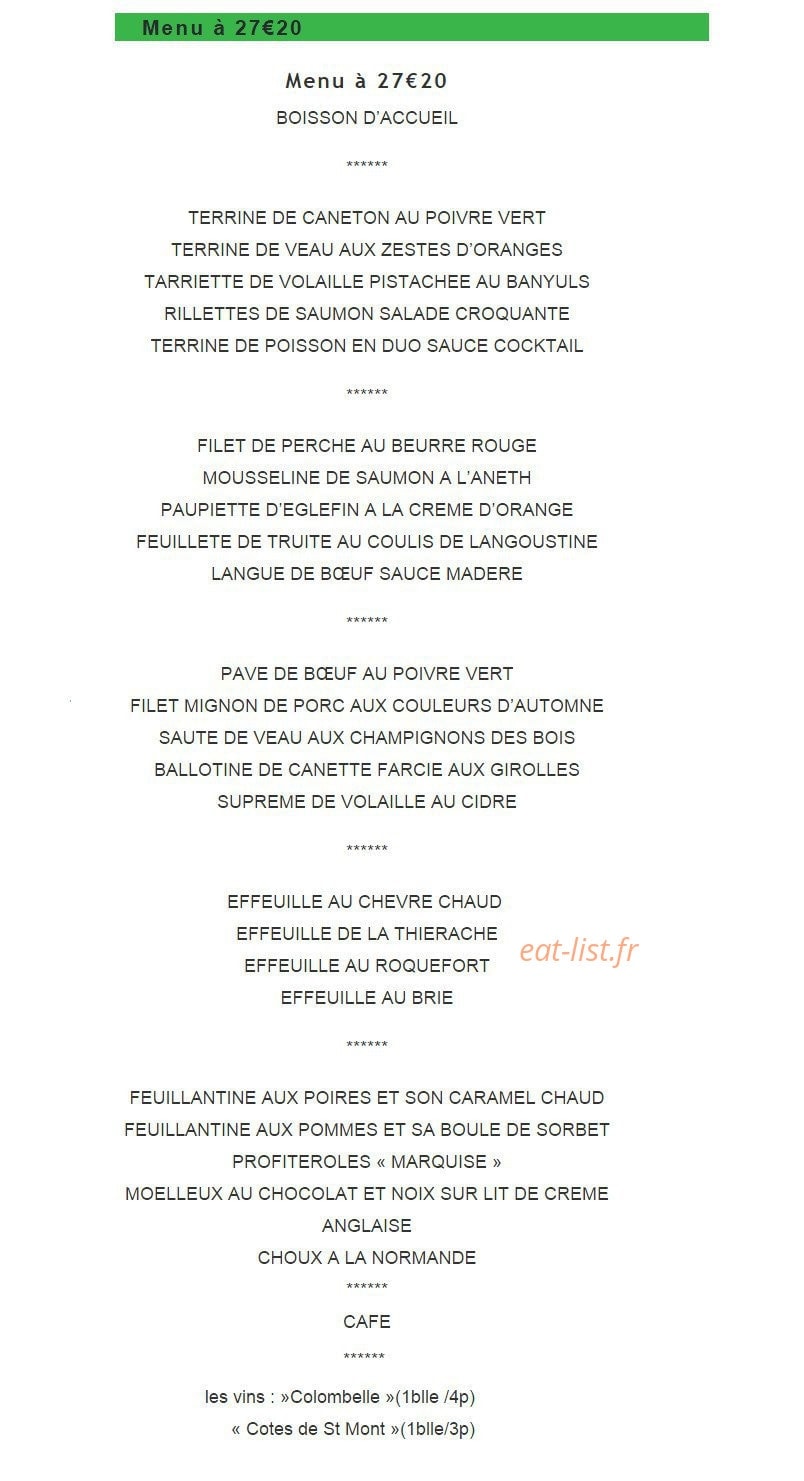 La Ferme de Jonqueuse — carte page 11