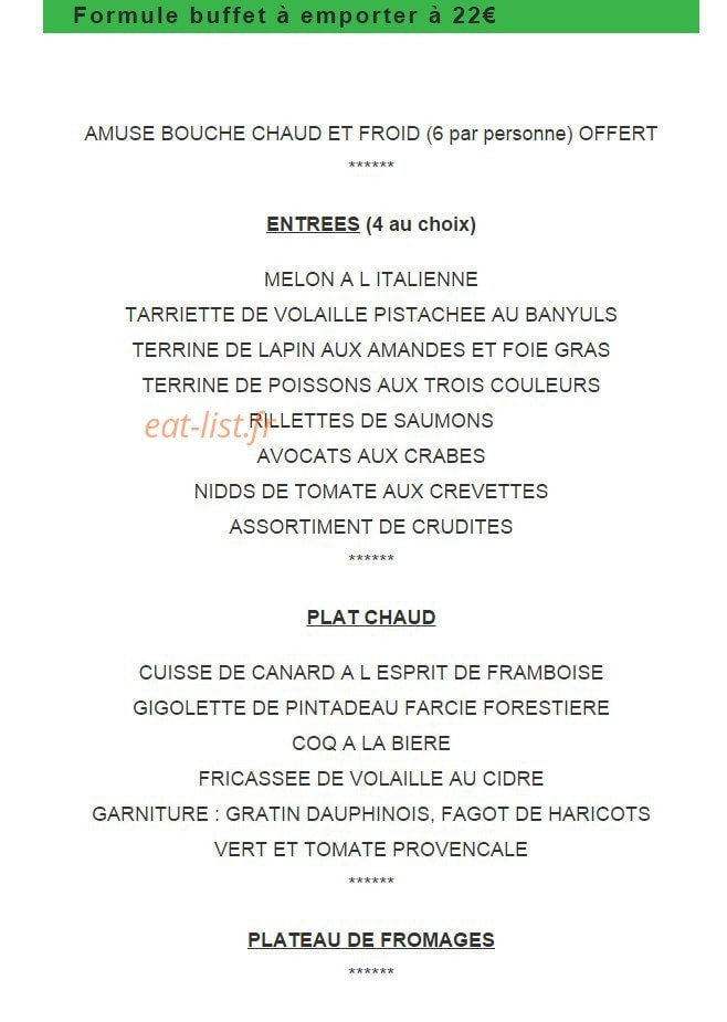 La Ferme de Jonqueuse — carte page 17
