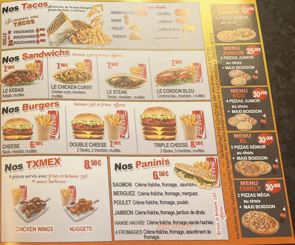 Pizza Panorama — carte page 3