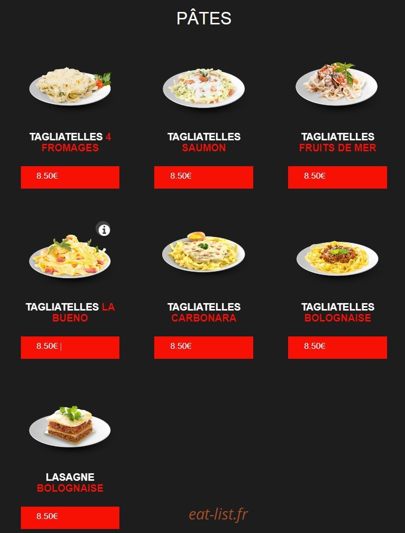 Pizza delattre — carte page 10