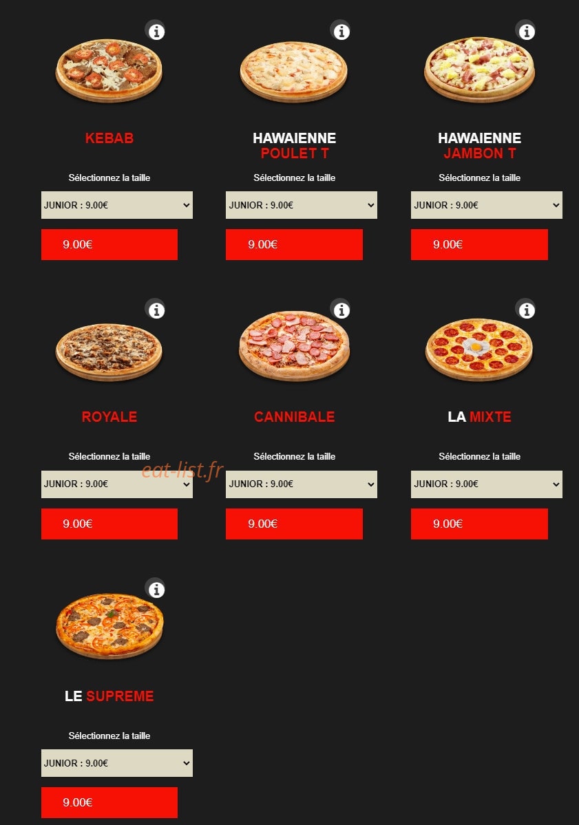 Pizza delattre — carte page 5