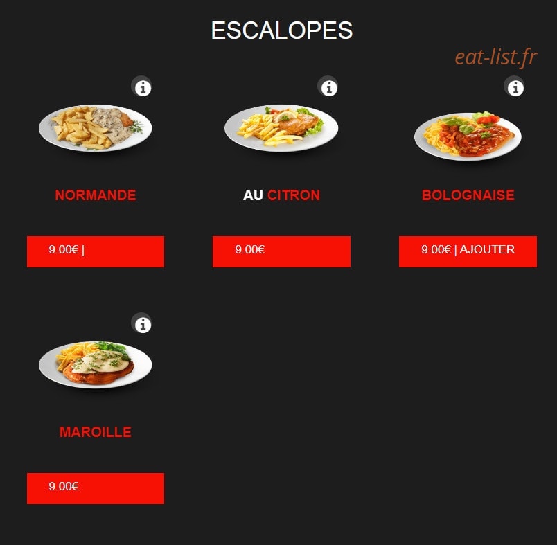 Pizza delattre — carte page 11