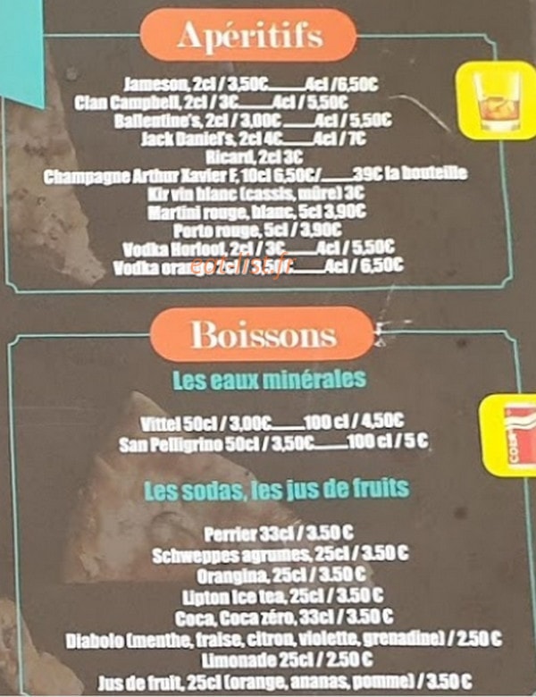 L'aventure — carte page 6