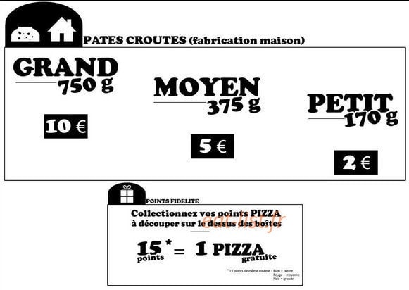 Pizza Feu de Bois — carte page 3