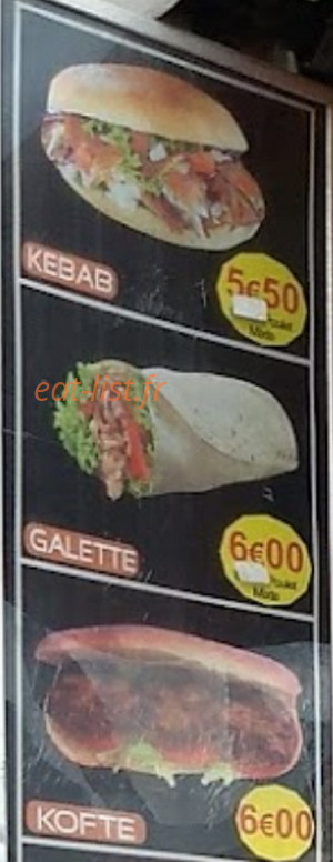 Efes Grill — carte page 1
