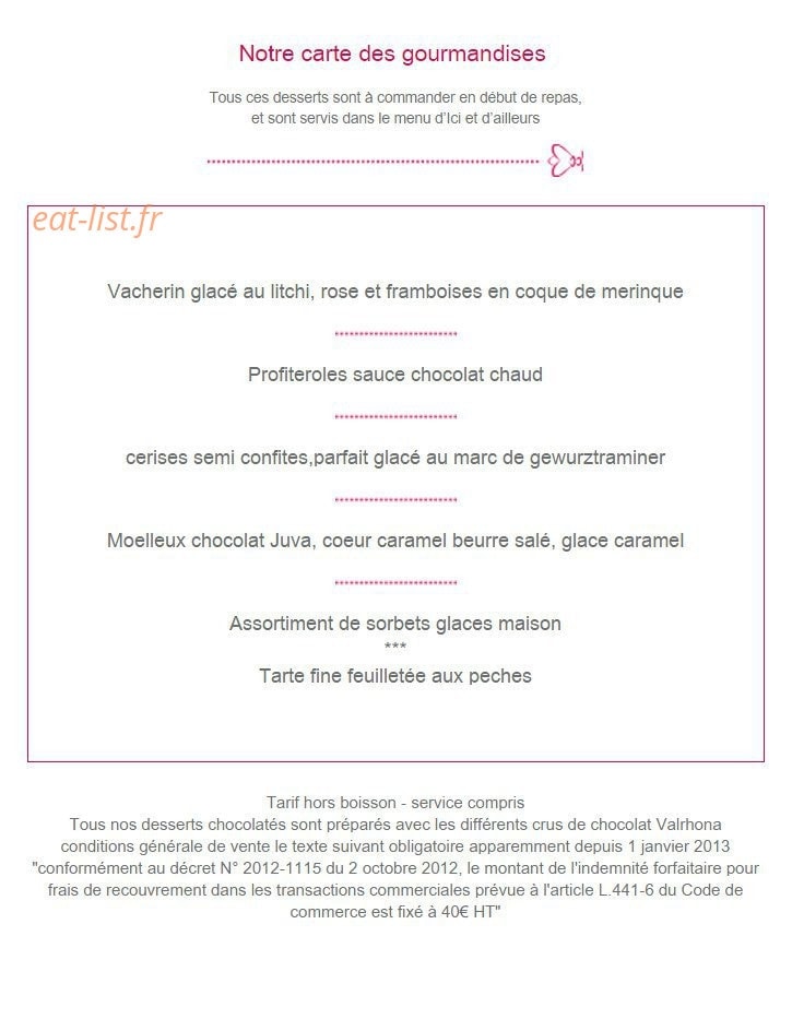 La Paix — carte page 1