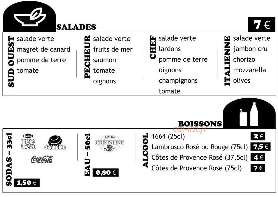 Pizza Feu de Bois — carte page 2