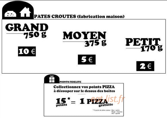 Pizza Feu de Bois — carte page 3
