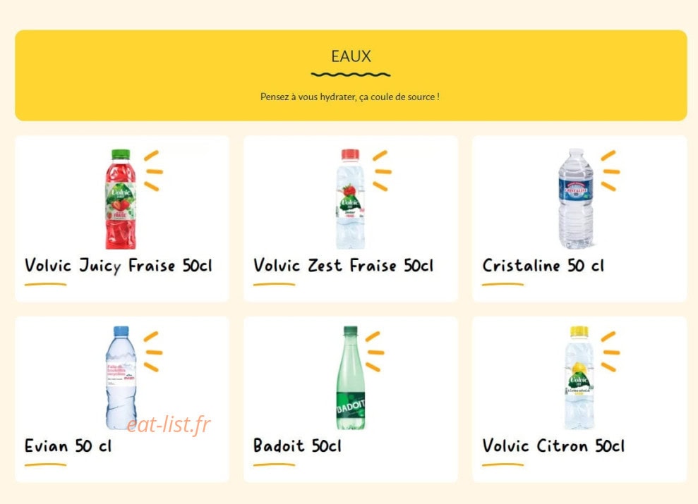 La Croissanterie — carte page 14