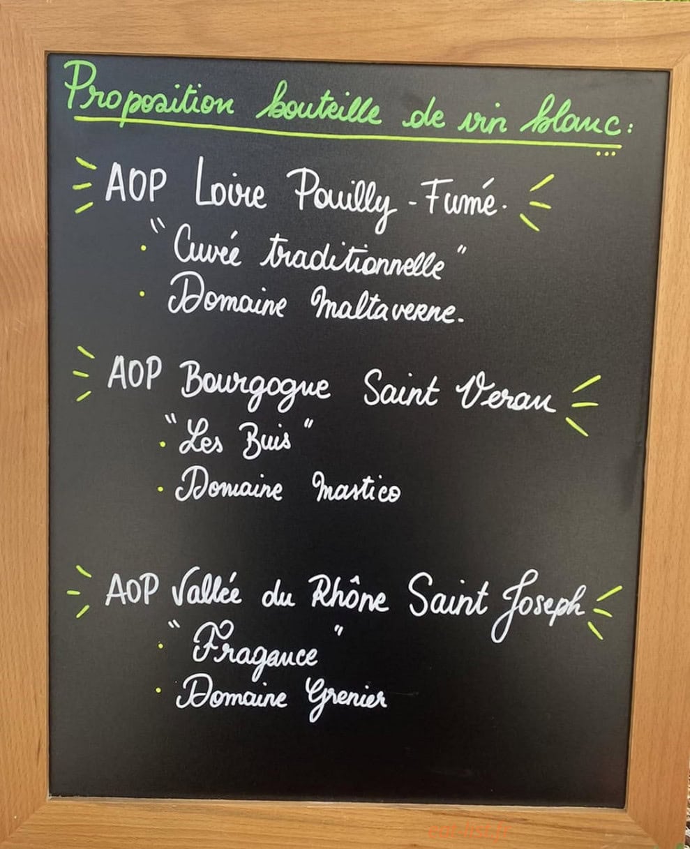 Le Bar-Bar — carte page 1