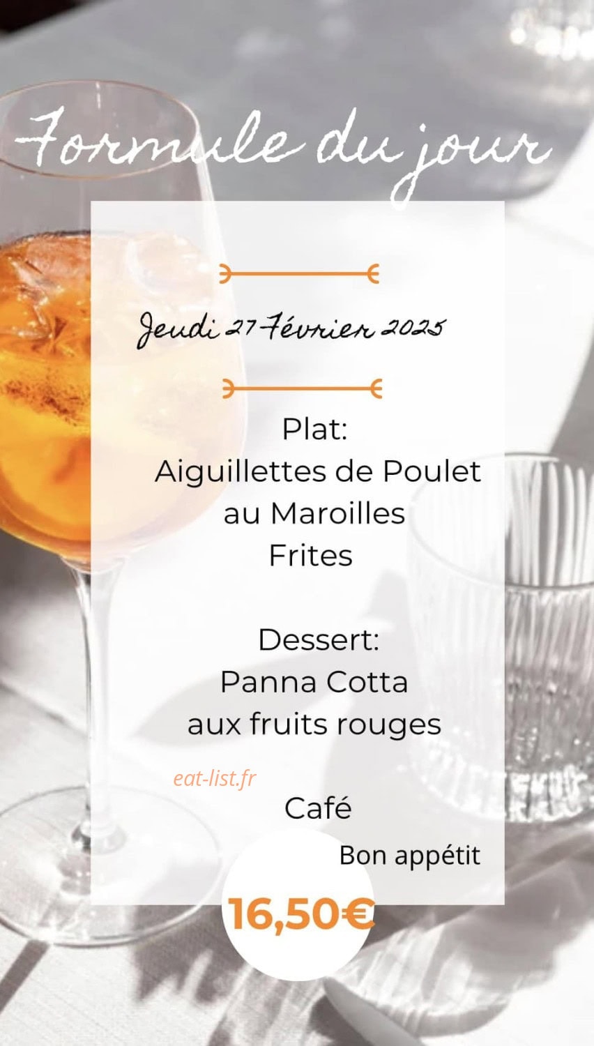Au Br'As — carte page 1