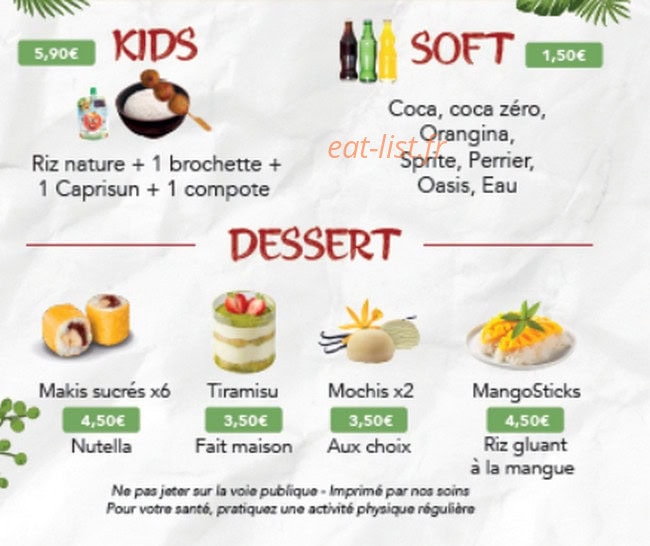 Bao thaï — carte page 8