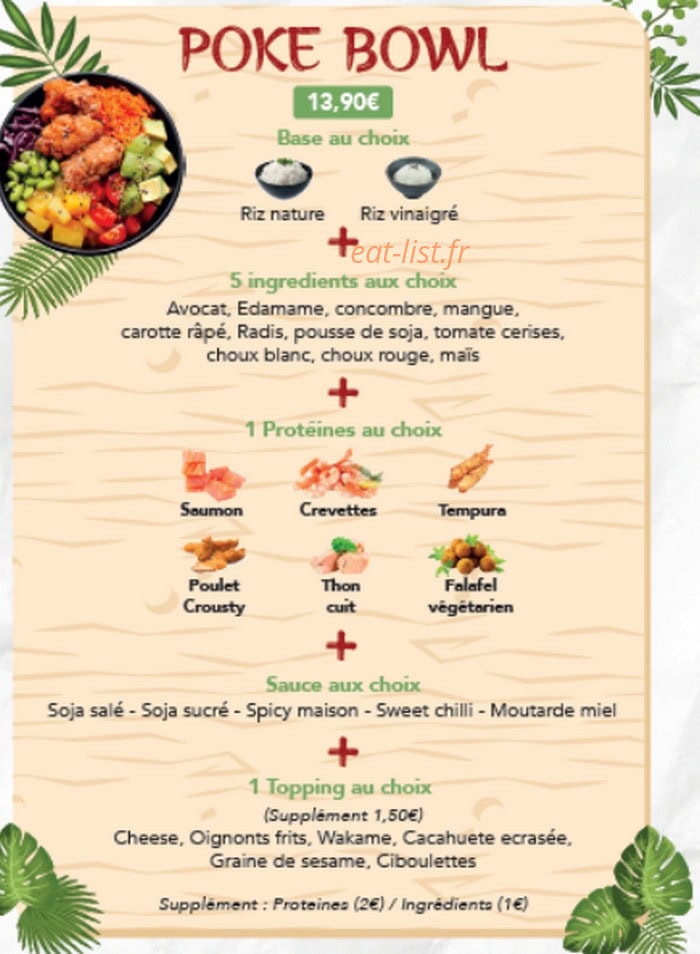 Bao thaï — carte page 4