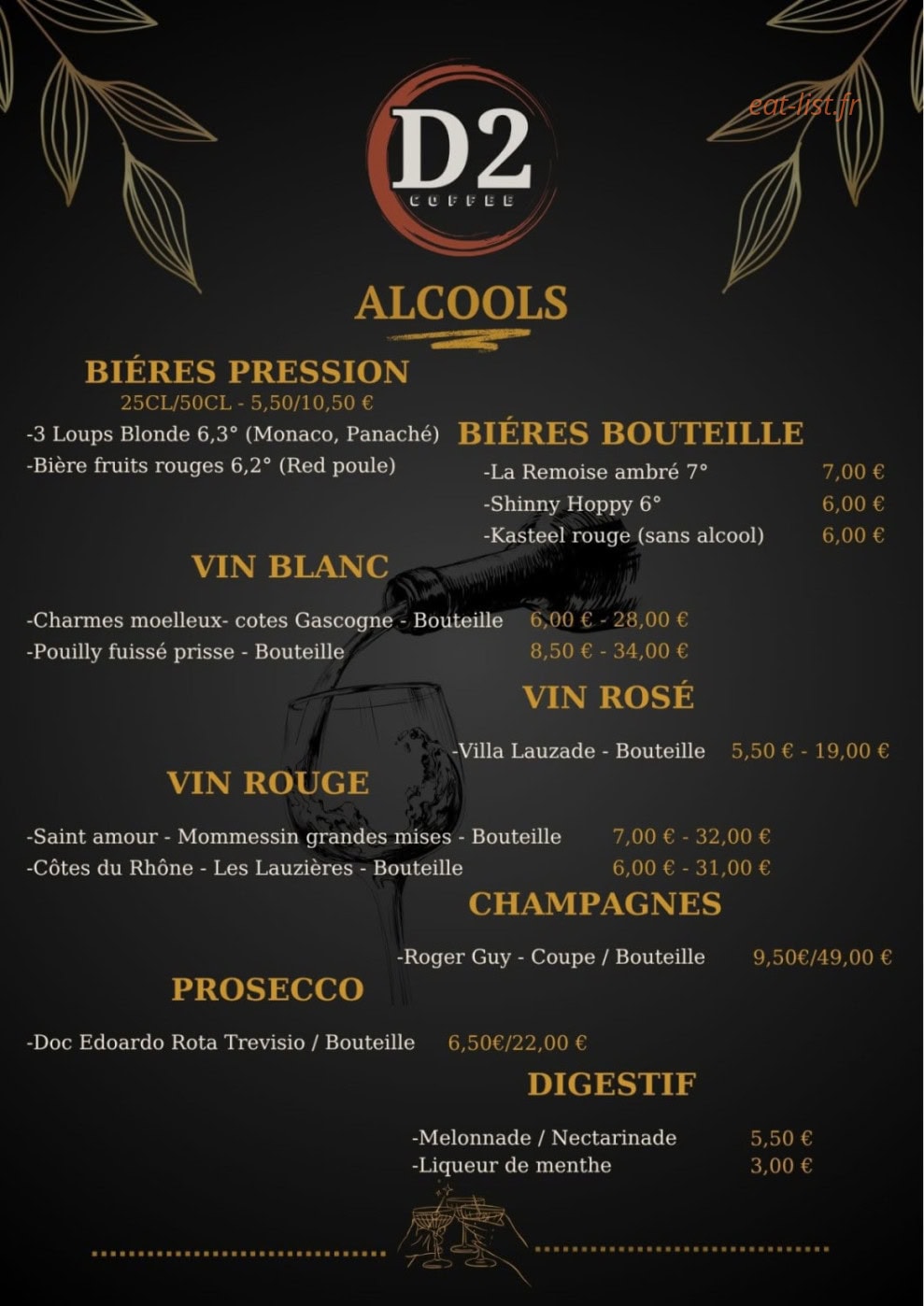 D2 Coffee — carte page 4