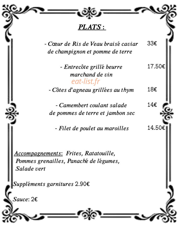 L'Horloge — carte page 2