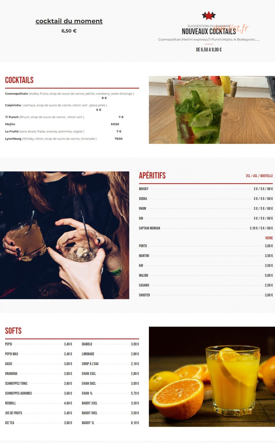 La bodega — carte page 4