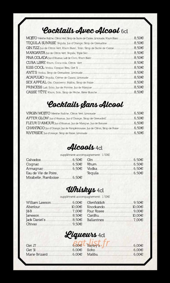 La Bourse Aux Grains — carte page 5