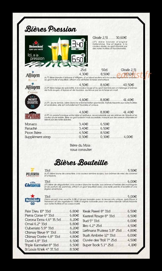 La Bourse Aux Grains — carte page 4