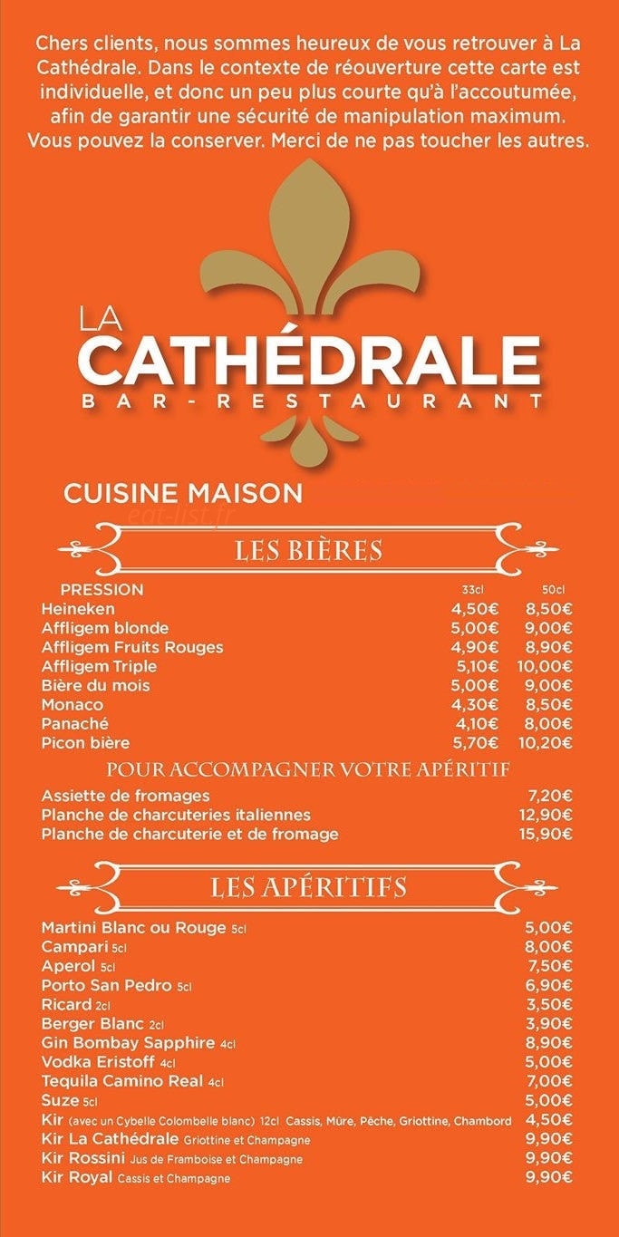 La Cathédrale — carte page 6