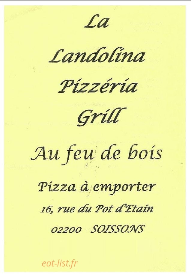 La Landolina — carte page 1