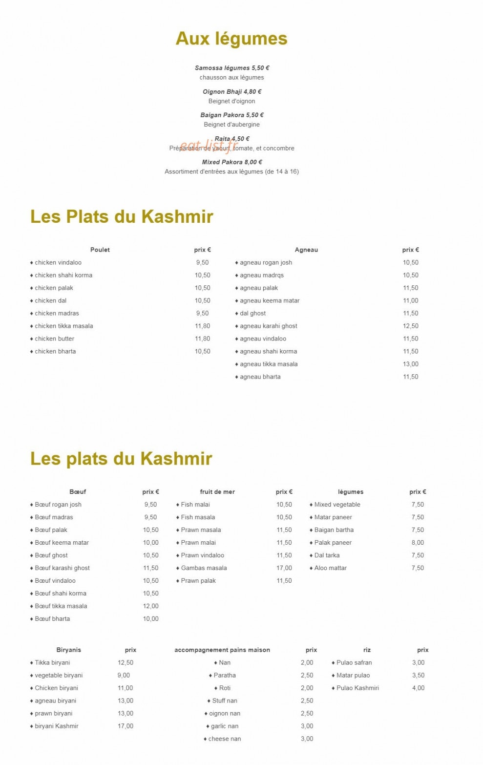 Le Kashmir — carte page 2