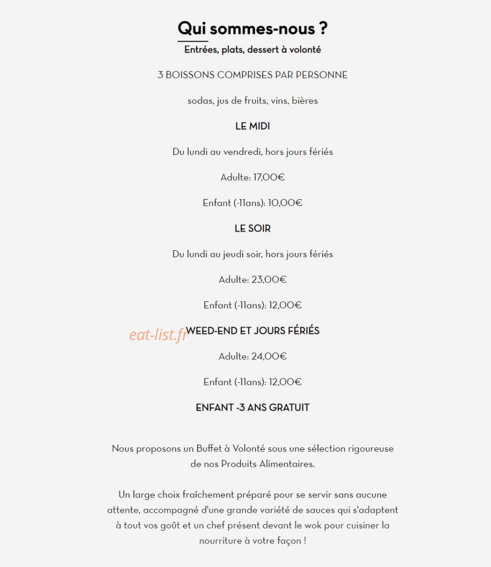 Le mystère du buffet — carte page 1