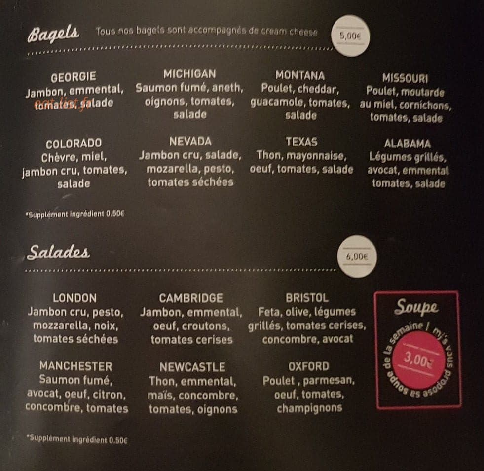 Mj's Cakes — carte page 3